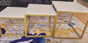 Unique Amani Nesting Coffee Tables 3 PCS Set 