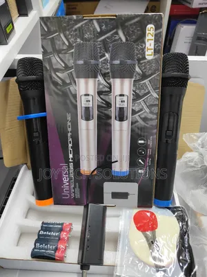Mim -M108 Wireless Jack Microphone, Dual Singing Microphone.