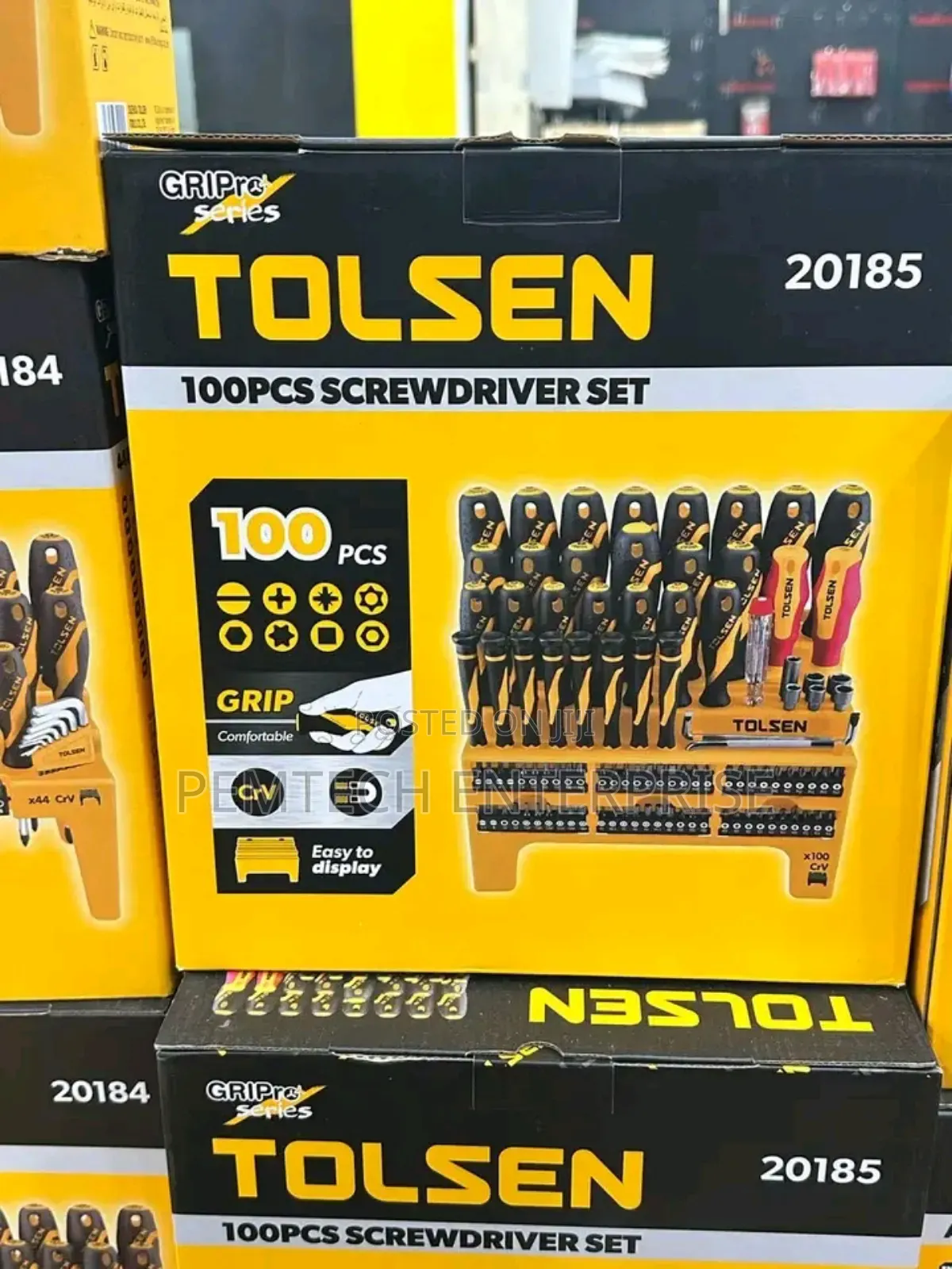 Tolsen 100pcs Screwdriver Set, Model 20185.