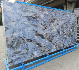Azure Blue Island Sintered Stone(126 Inches * 63 Inches * 12mm)