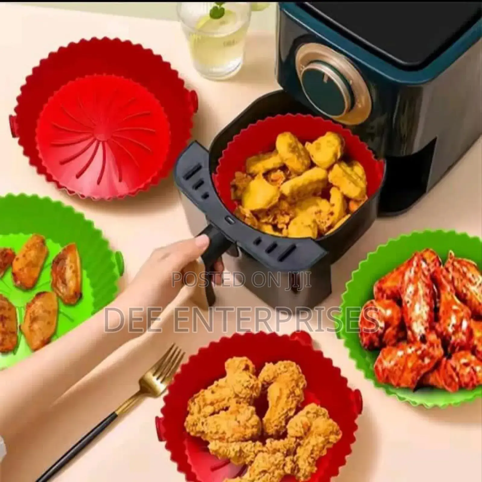 Airfryer Protective Silicone Cover Protects Food