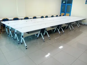 1.2m Foldable White Training Desk Multi-Purpose