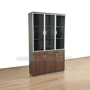 Office Wooden Filing Cabinet - 3 Doo