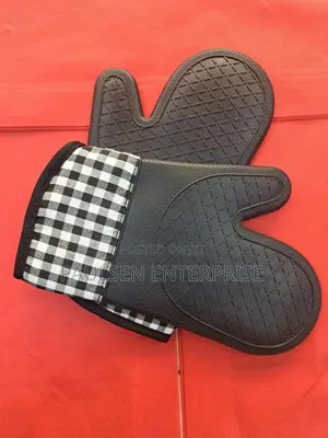 Black Silicon Oven Glove(Pair)