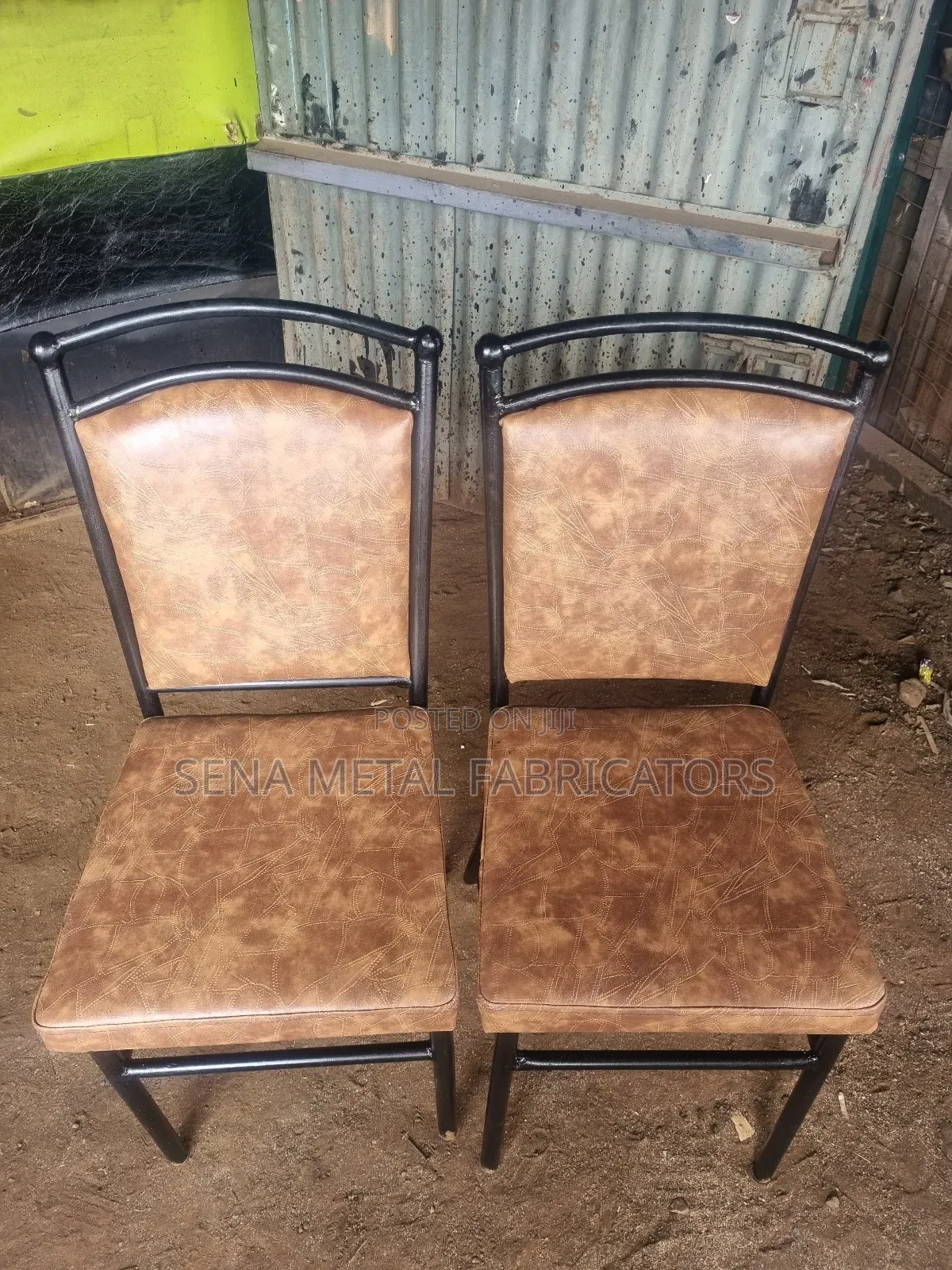 Restaurant Chairs, With The Latest Patterned Fabric, A Comfy Backrest.