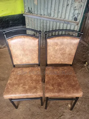 Restaurant Chairs, With The Latest Patterned Fabric, A Comfy Backrest.
