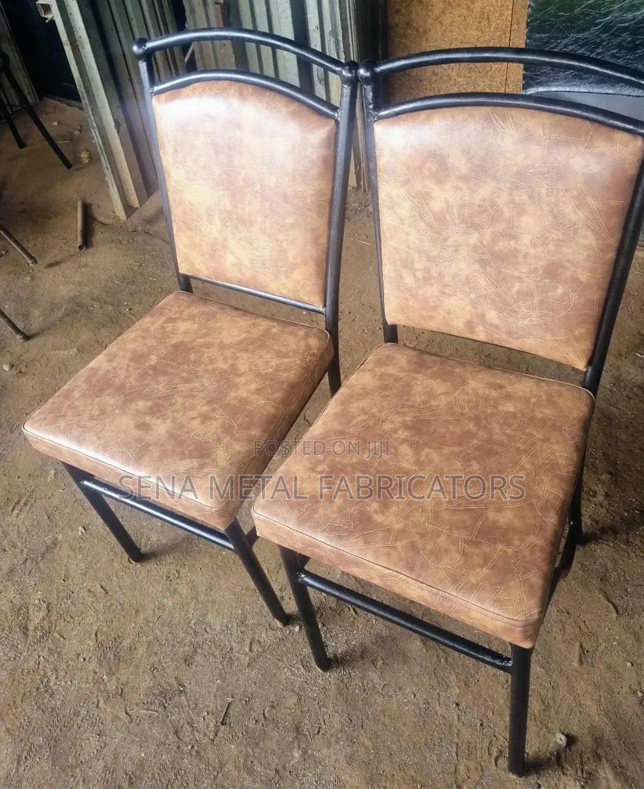 Restaurant Chairs, With The Latest Patterned Fabric, A Comfy Backrest.