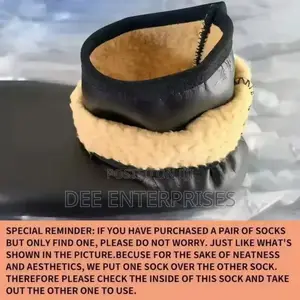 Warm Leather Thermal Indoor Socks