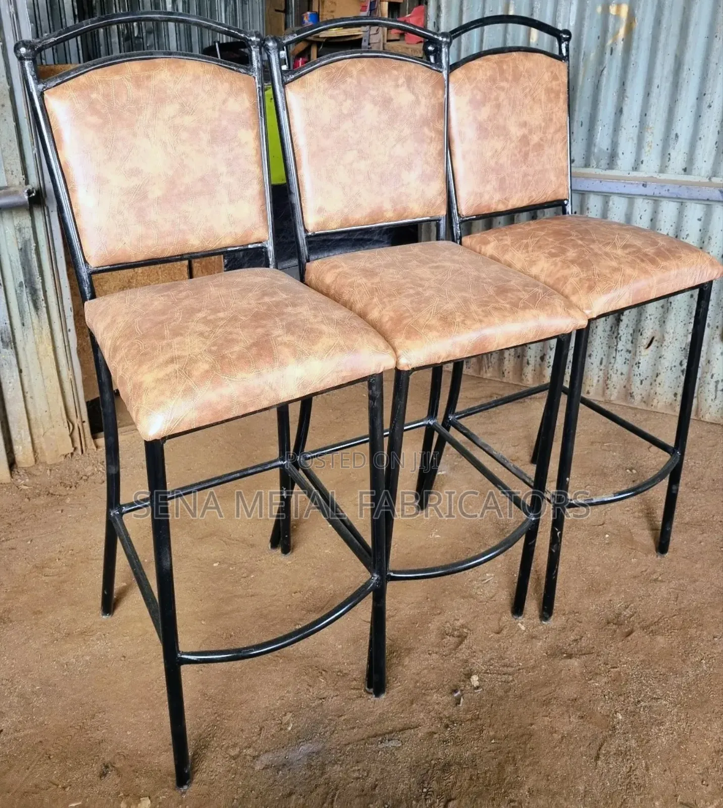 Beige Bar High Stools or Counter High Stools