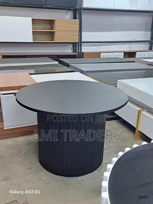Cylindrical Base Coffee Table