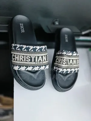 *Christian Dior Sandals/Slidels*With  Rubber Sole.