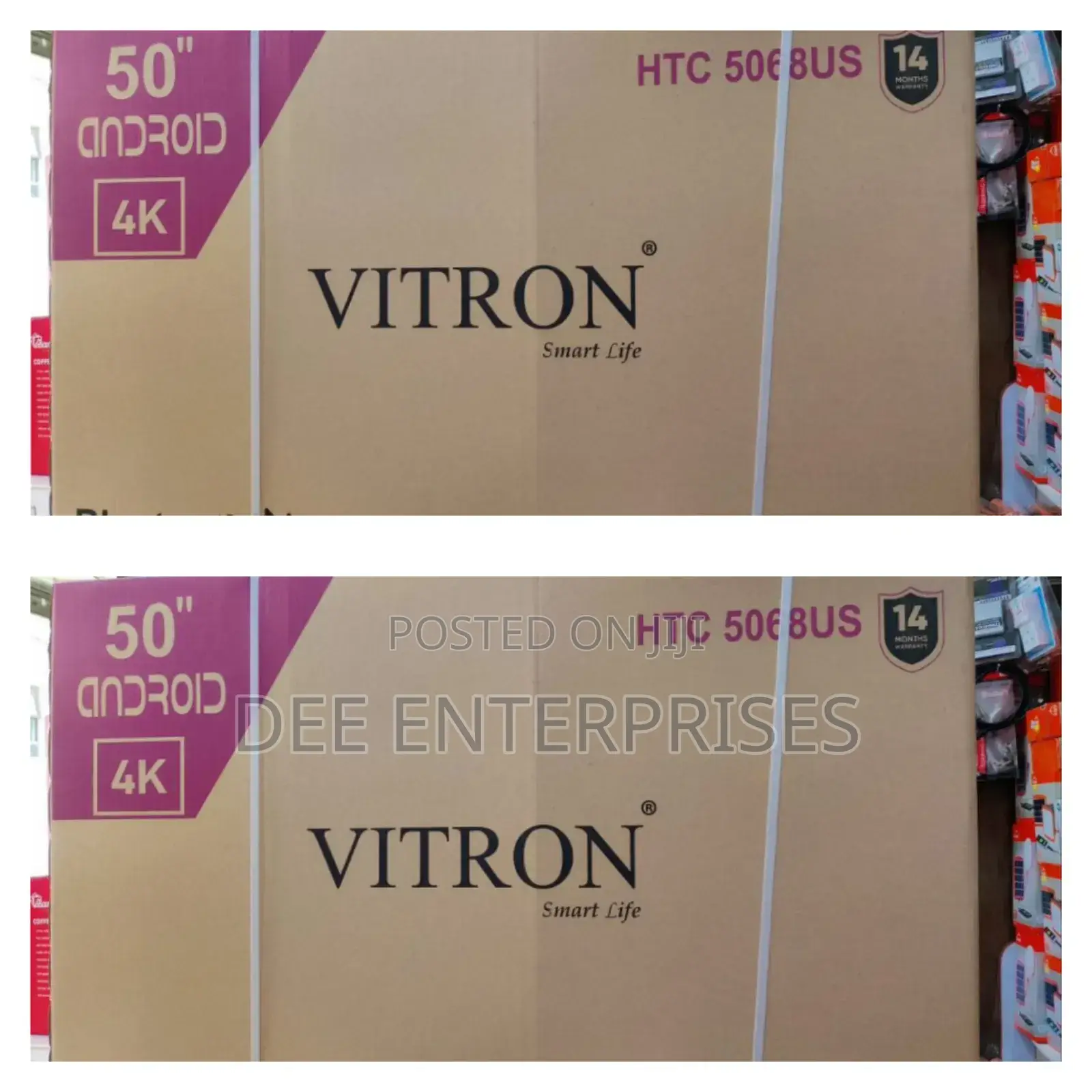 Vitron 50" Smart Android Tv