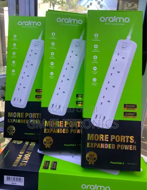 Oraimo 7 in 1 2 Meter Power Cord With Usb Type-C Charging Port.