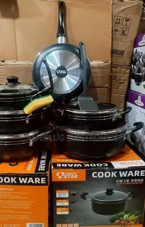 Greatstar 14pcs Nonstick Cookware Set