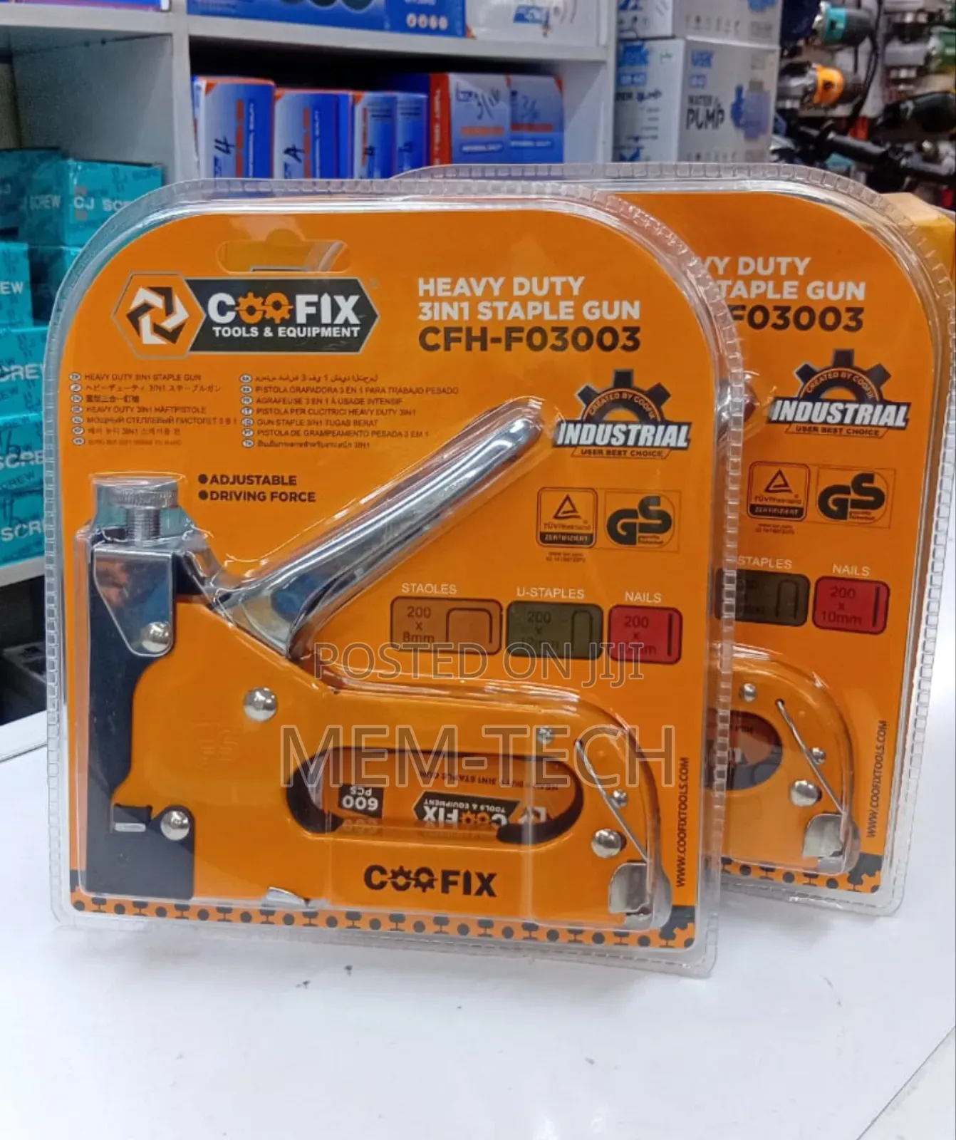 Coofix Staple Gun/Heavy Duty 3 in 1 Staple Fun