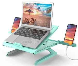 Laptop Stand With Phone Holder