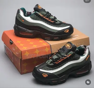 Nike Airmax 95 Green Orange Sneakers