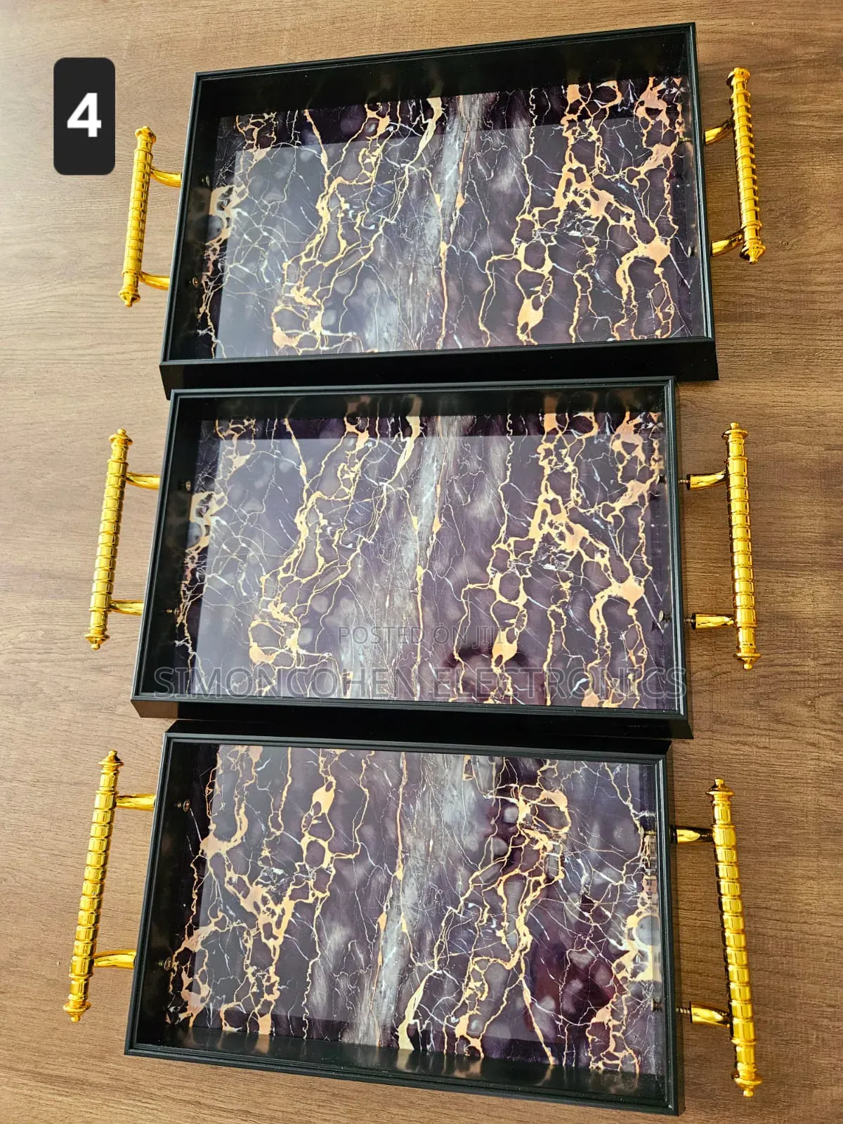 Quality Wooden Tray Set