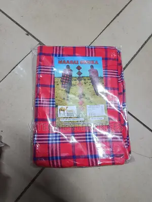 Maasai Shuka Throw Blanket