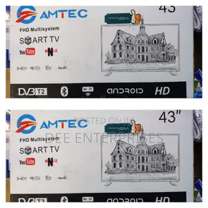 Amtec 43" Smart Vidaa Frameless