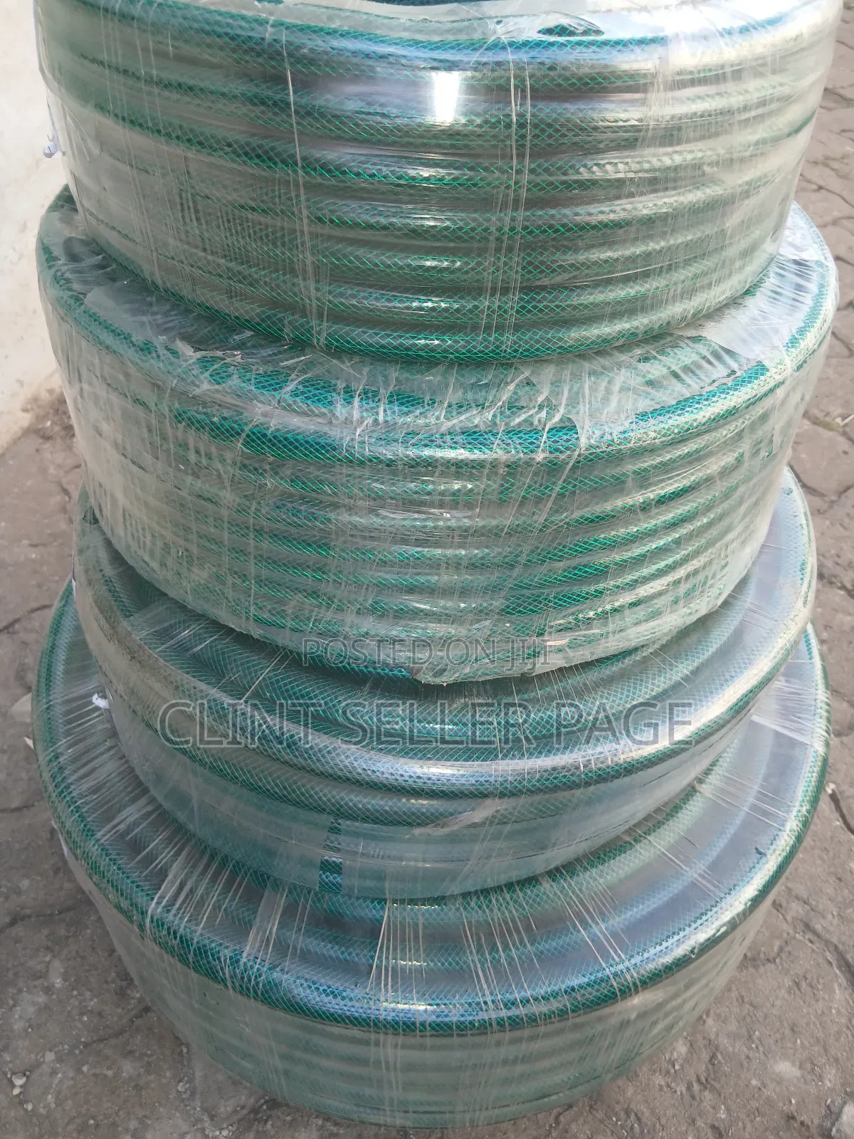 Multipurpose Braided Hose Pipe (Green)