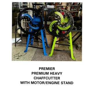 Premium Heavy Chaffcuter With Motor/ Enjine Stand 2 Blades