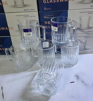 205ml 6pcs Deli Glass Mug With Handle