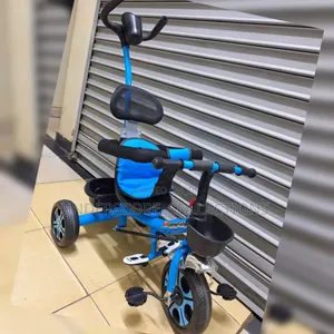 Blue Saferide Push Tricycle
