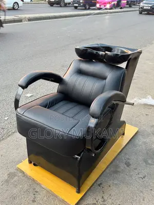 Black Salon Sink Chair