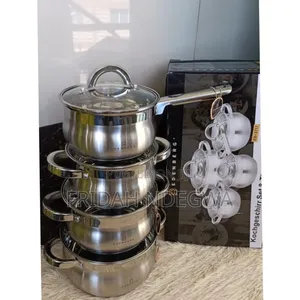 8 Pieces Edenberg Eb-3717 Stainless Steel Cookware Set