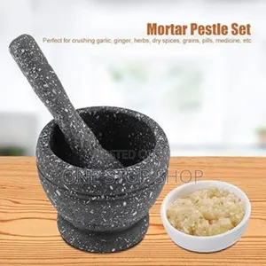 Generic Mortal and Pestle Pot Grinder Set