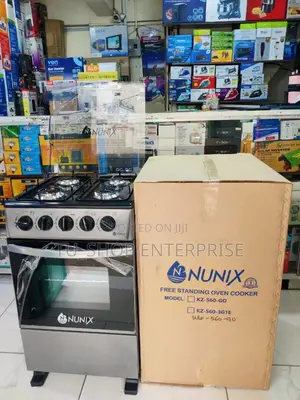 *Nunix Standing Cooker 4gas. Gas Oven