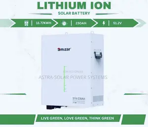 Amizar 11.77kwh 51.2v 230ah Lithium-Ion Solar Battery
