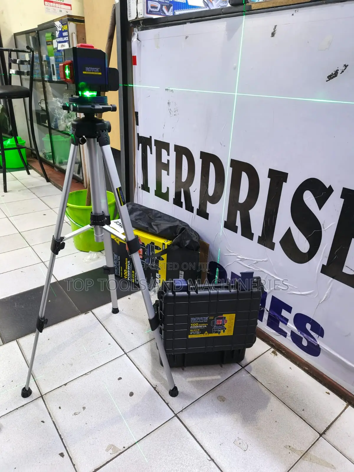 Royce 4d Laser Level With Tripod – 100m Range
