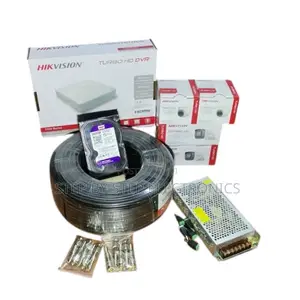 Hikvision 1080p CCTV 4 Cameras Full Kit With 4 Channel DVR Recorder