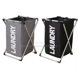 Foldable Laundry Basket With Aluminum Frame