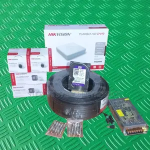Hikvision 4 1080p Night Vision CCTV Cameras Kit With Motion Detection