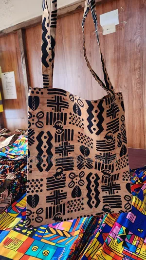 Plain Ankara Tote Bags