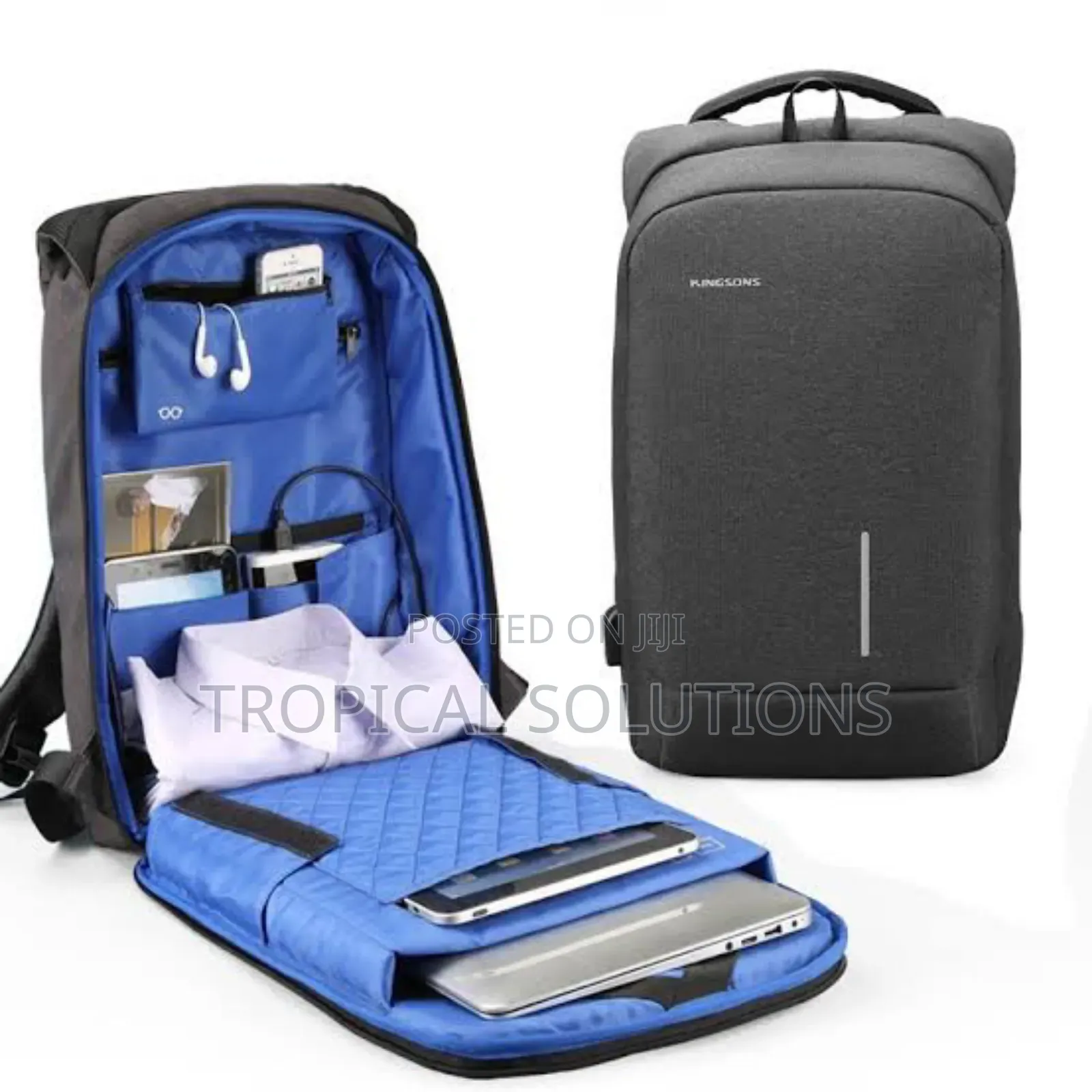 Kingsons 15.6" Anti Theft Series Laptop Backpack