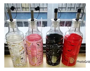 350ml Marble Like Glass Oil Dispenser