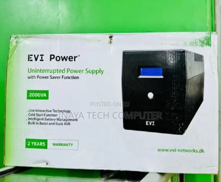 Evi 2000va / 1200w Line Interactive Ups - LCD Display