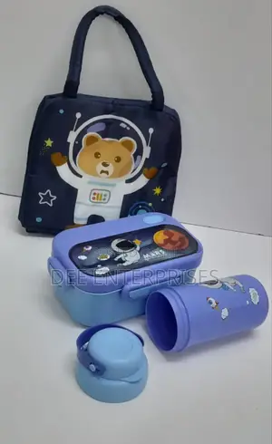 Decorative Kids Set With Insulated Lunch Bag