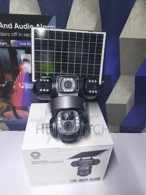 3 Lens 4g Solar PTZ CCTV Surveillance Camera 3 in 1