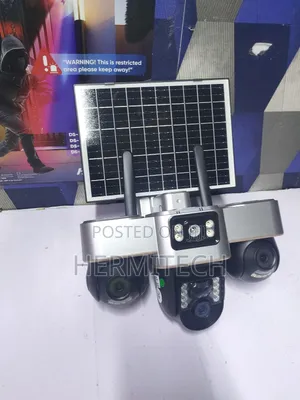 3lens 3 PTZ 3 Screens 4g Solar PTZ CCTV Surveillance Camera