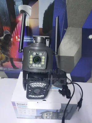 Dual Lens CCTV 2 Screen Electric 4g+Lan Camera