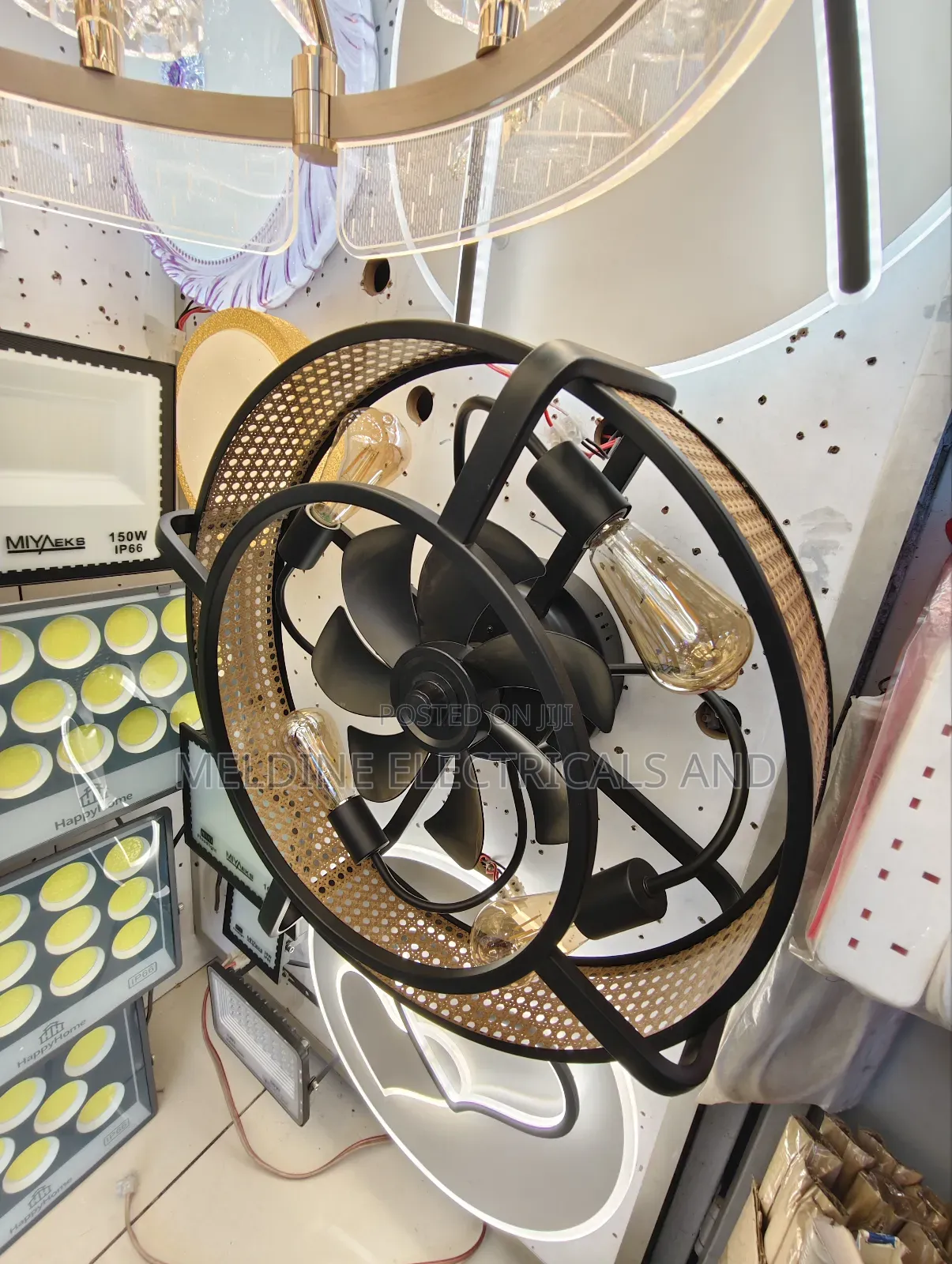 Ceiling Light With Remote Control Fan