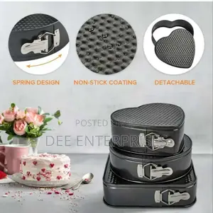 3pcs Home Baking Tins