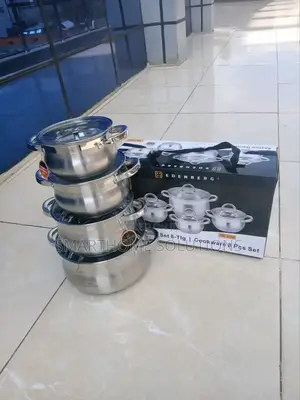 Stainless Steel Cookware Edenberg 8 Pieces