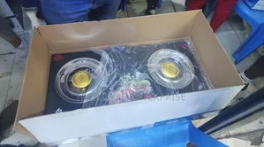 Nunix Glass Table Top Double 2 Burner Quality Gas Stove 