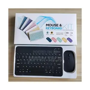 Portable Wireless Bluetooth Keyboard and Mouse Set for Iphon
